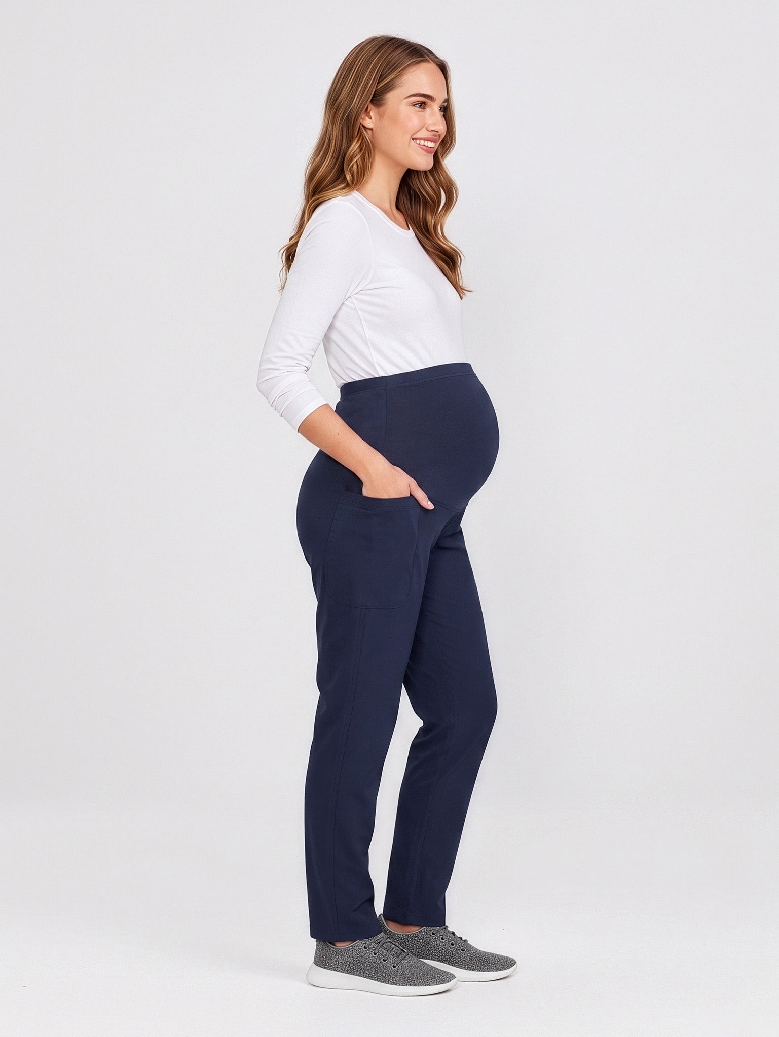 Rose Womens Maternity Scrub Pant
