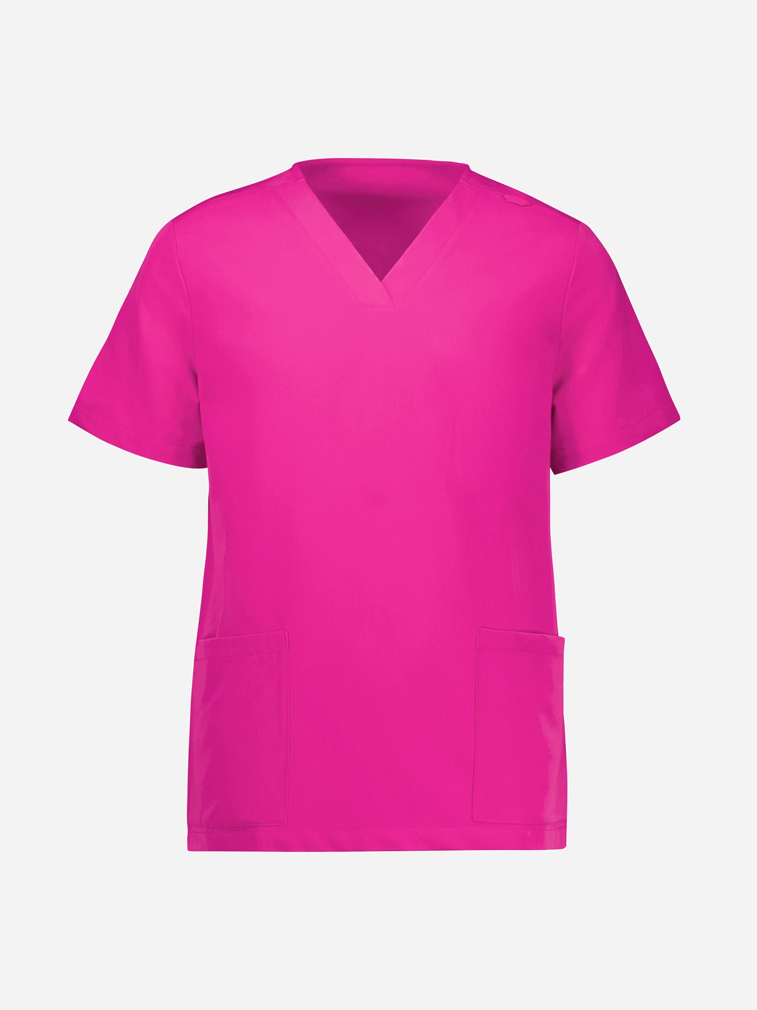 Pink Womens V-Neck Scrub Top