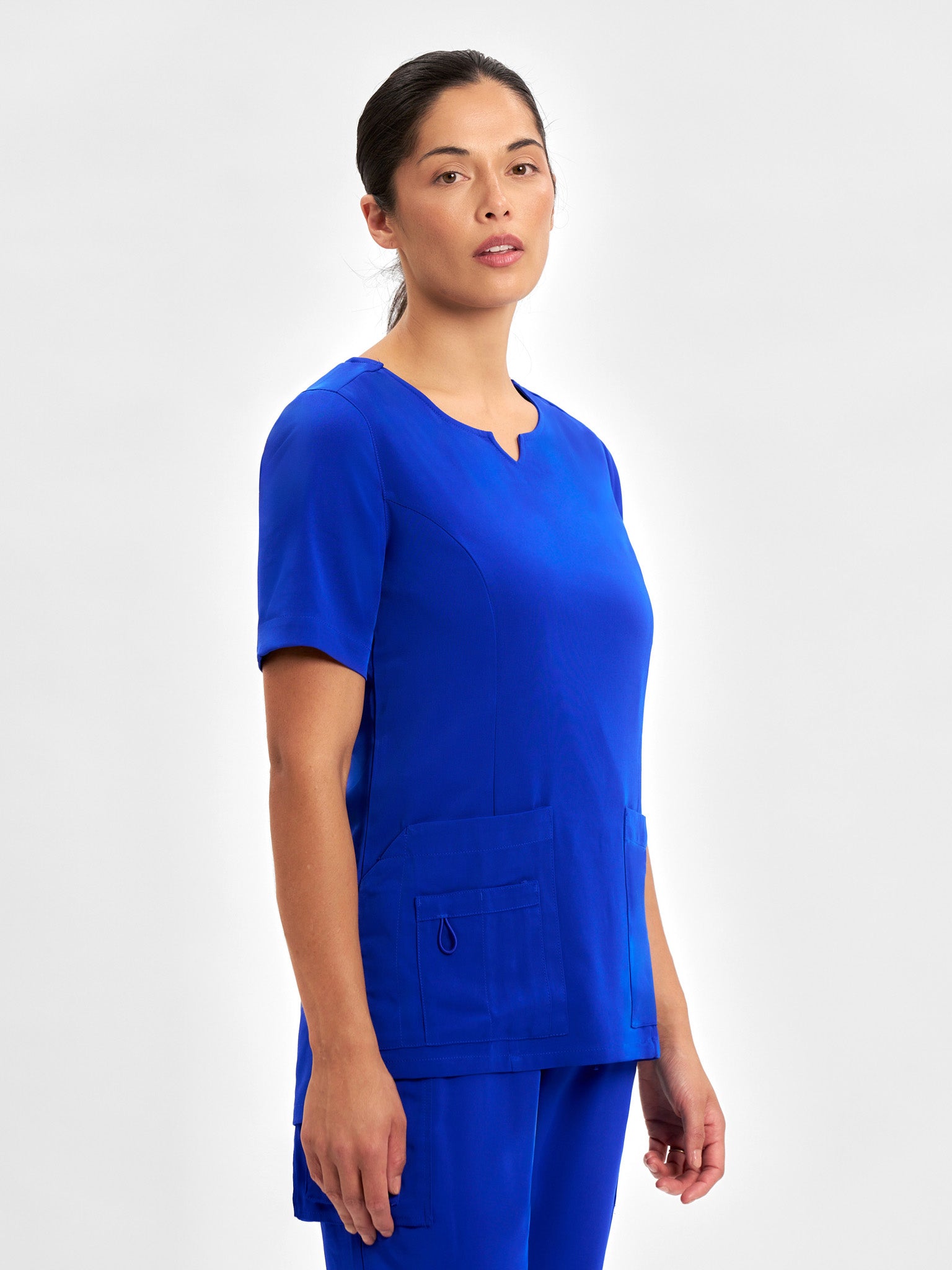 Avery Womens Round Neck Scrub Top