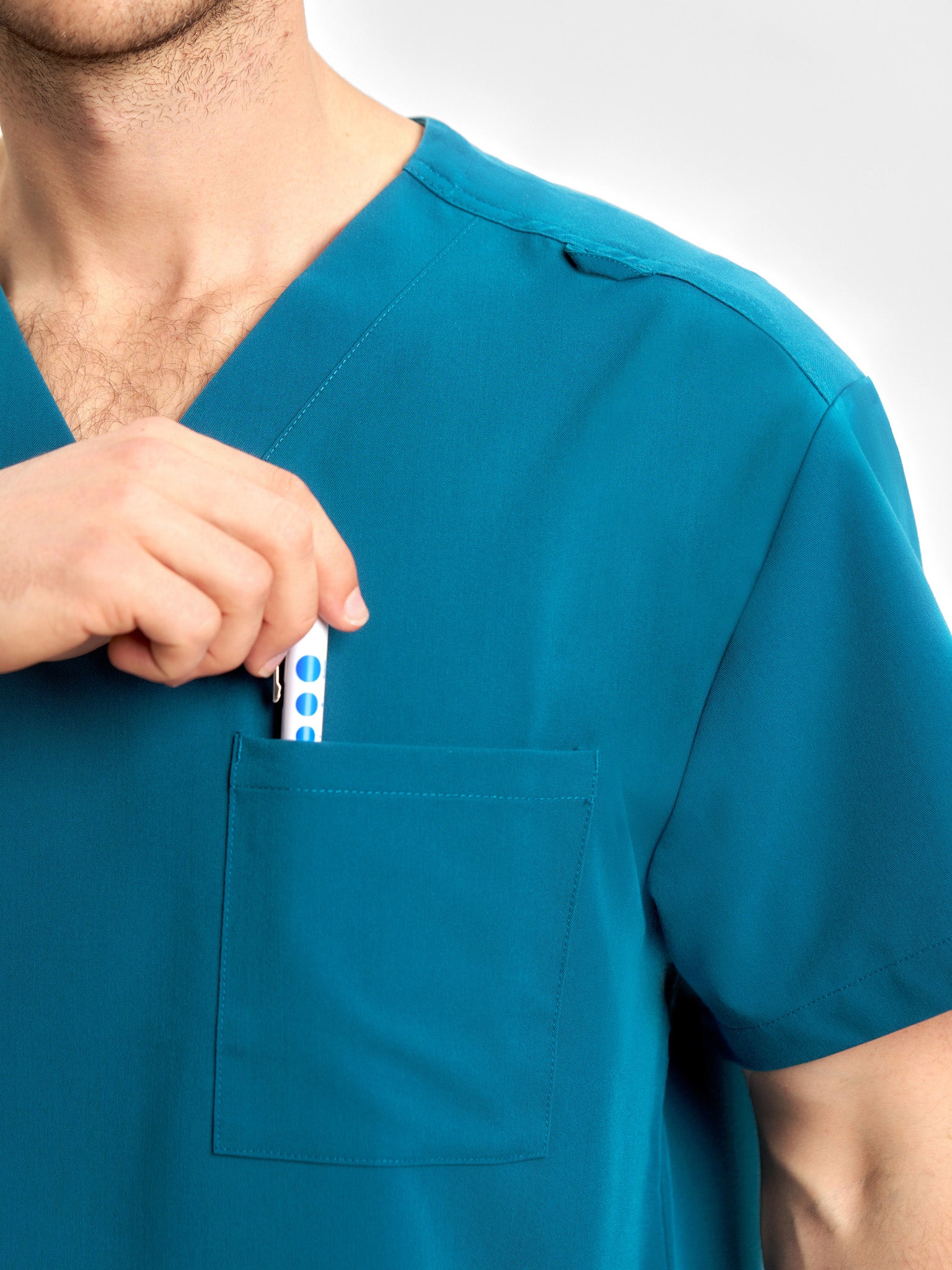 Pulse Unisex V-Neck Scrub Top