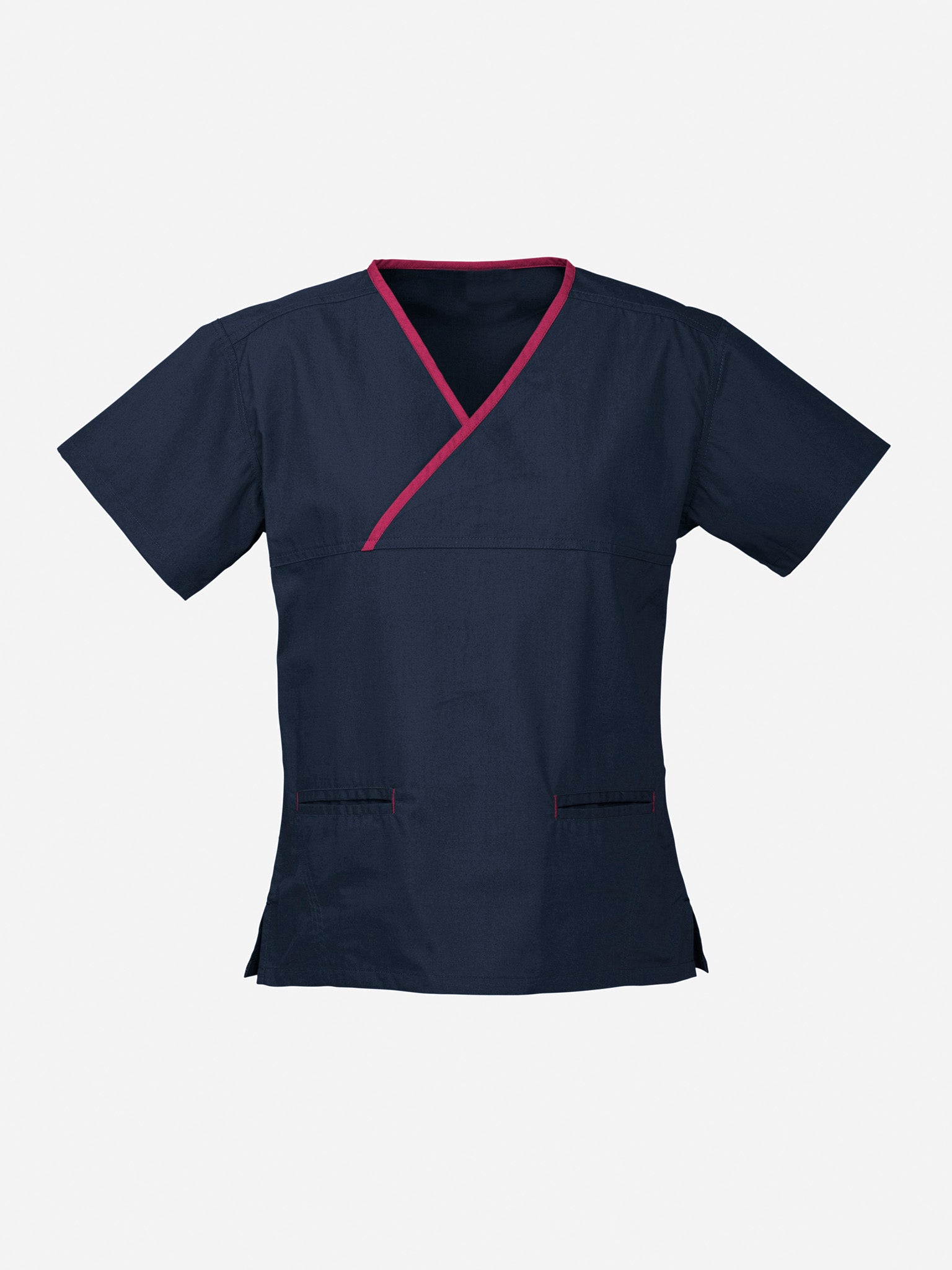 Classic Womens Contrast Scrub Top