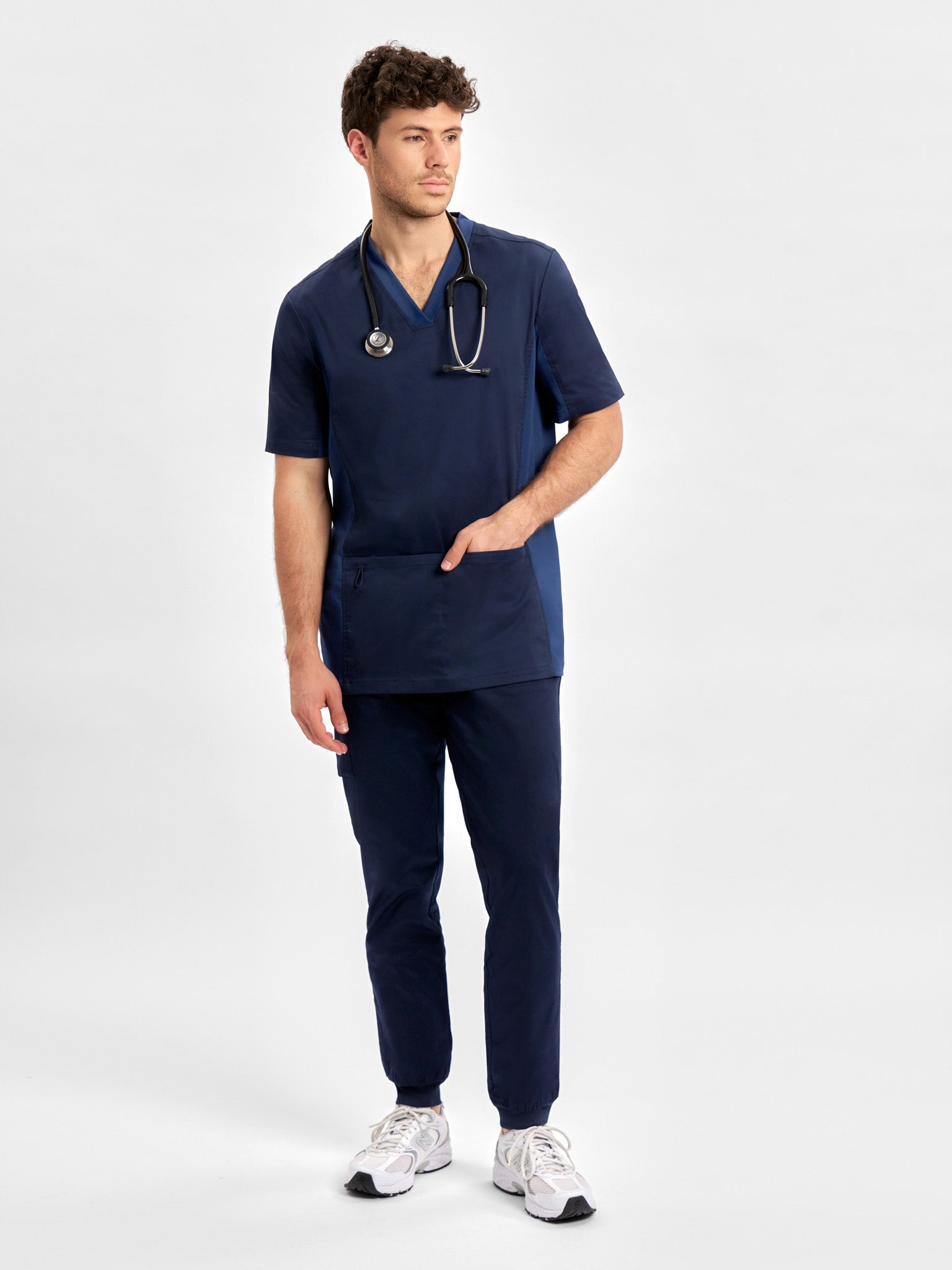 Riley Mens Stretch Scrub Top
