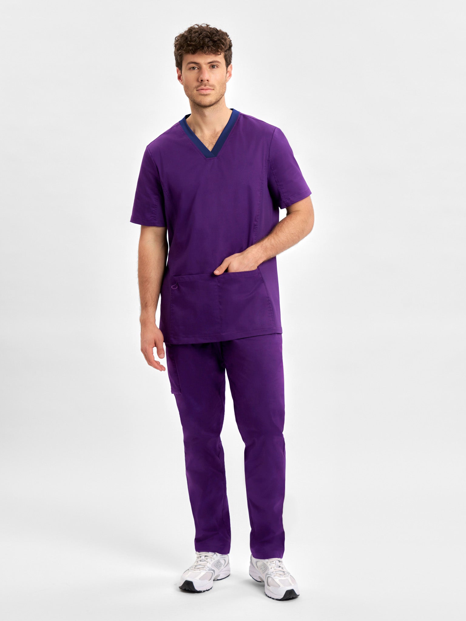 Riley Mens Stretch Scrub Top
