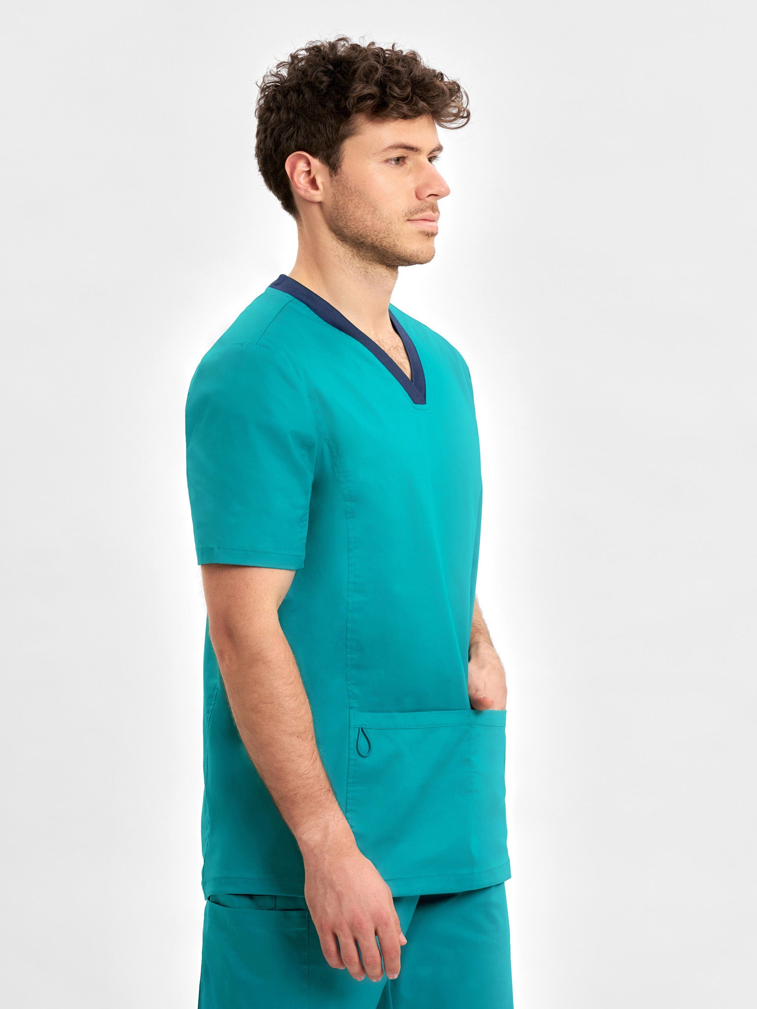 Riley Mens Stretch Scrub Top