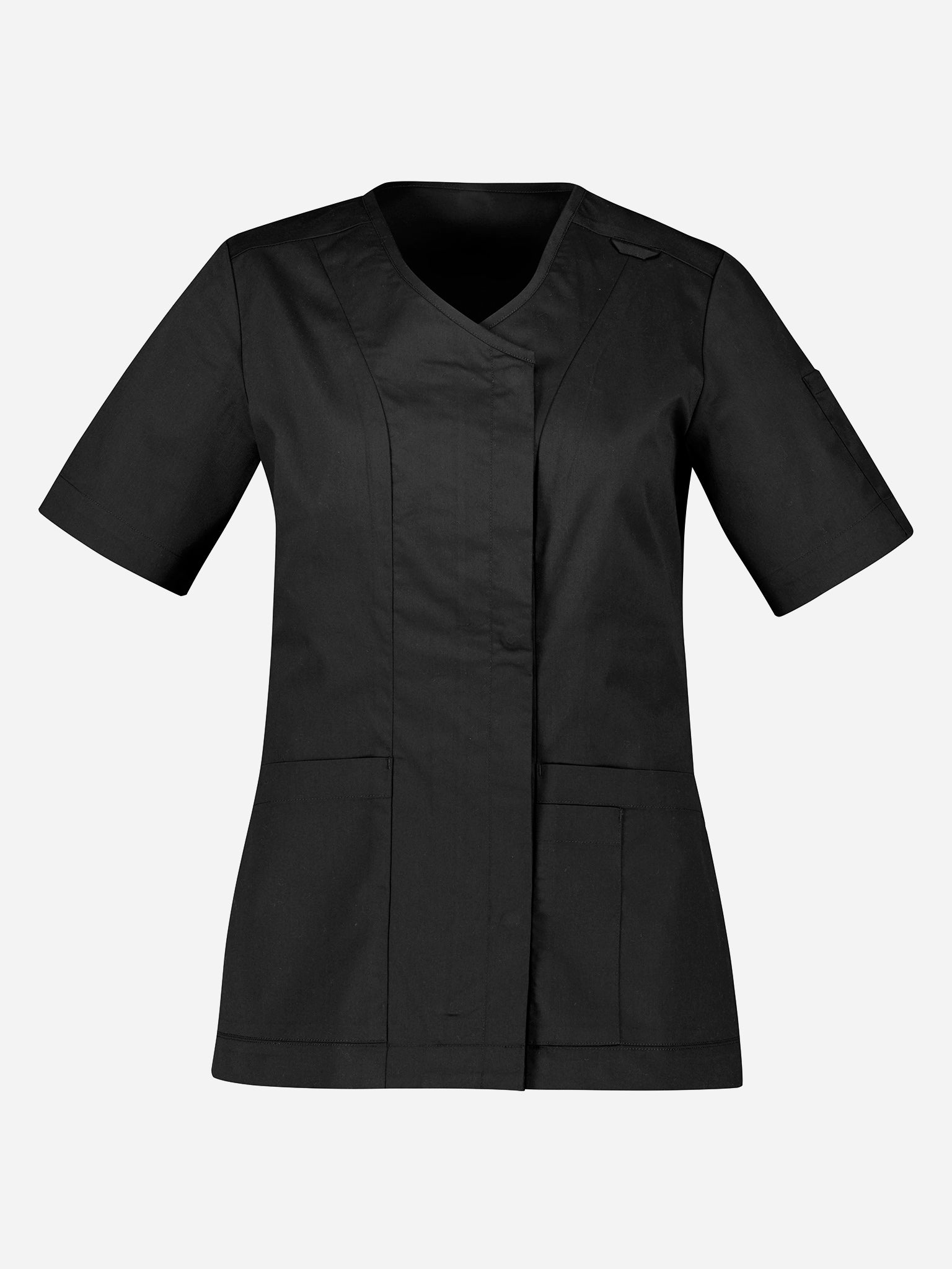 Parks Womens Zip Front Scrub Top