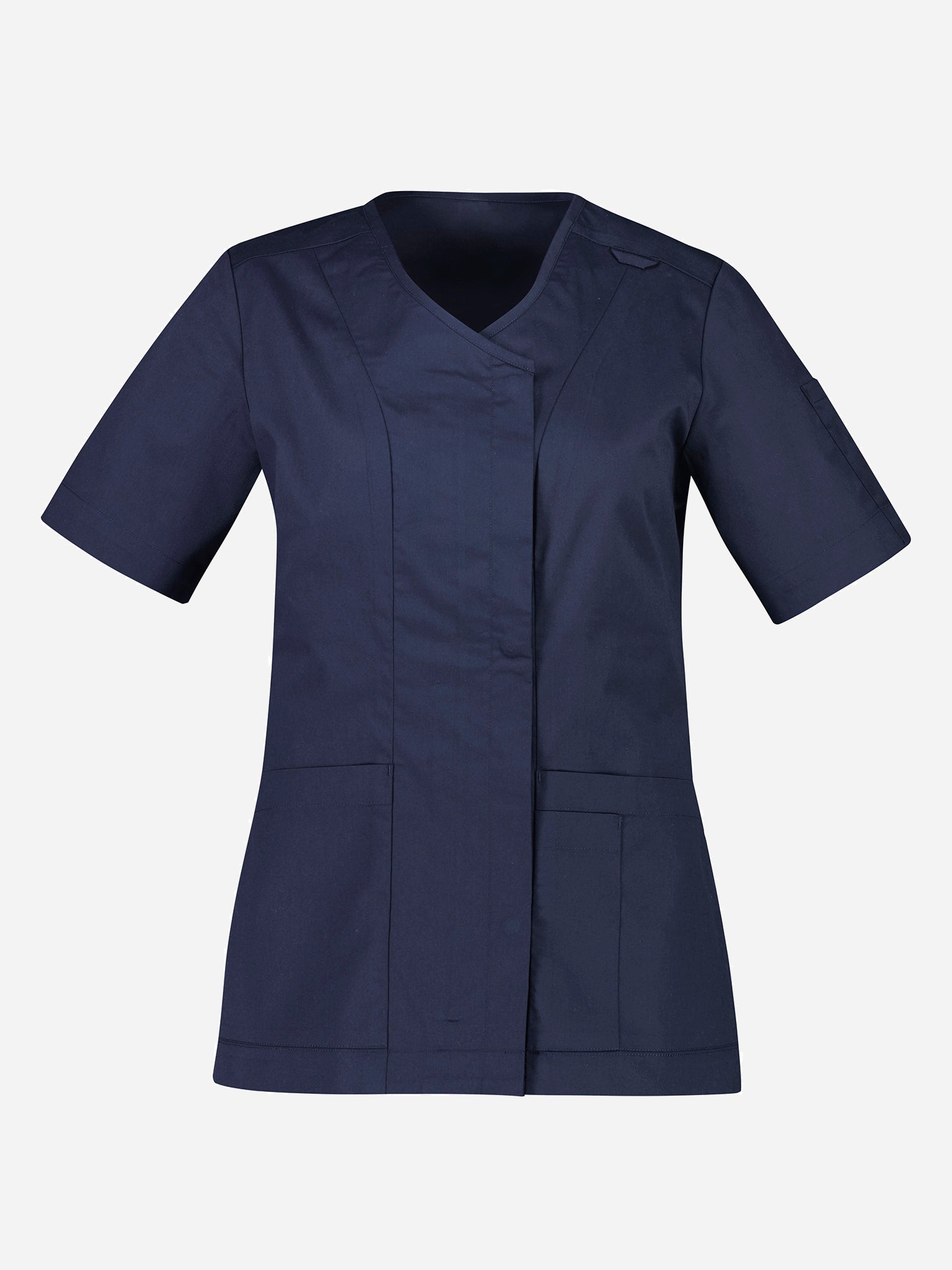 Parks Womens Zip Front Scrub Top