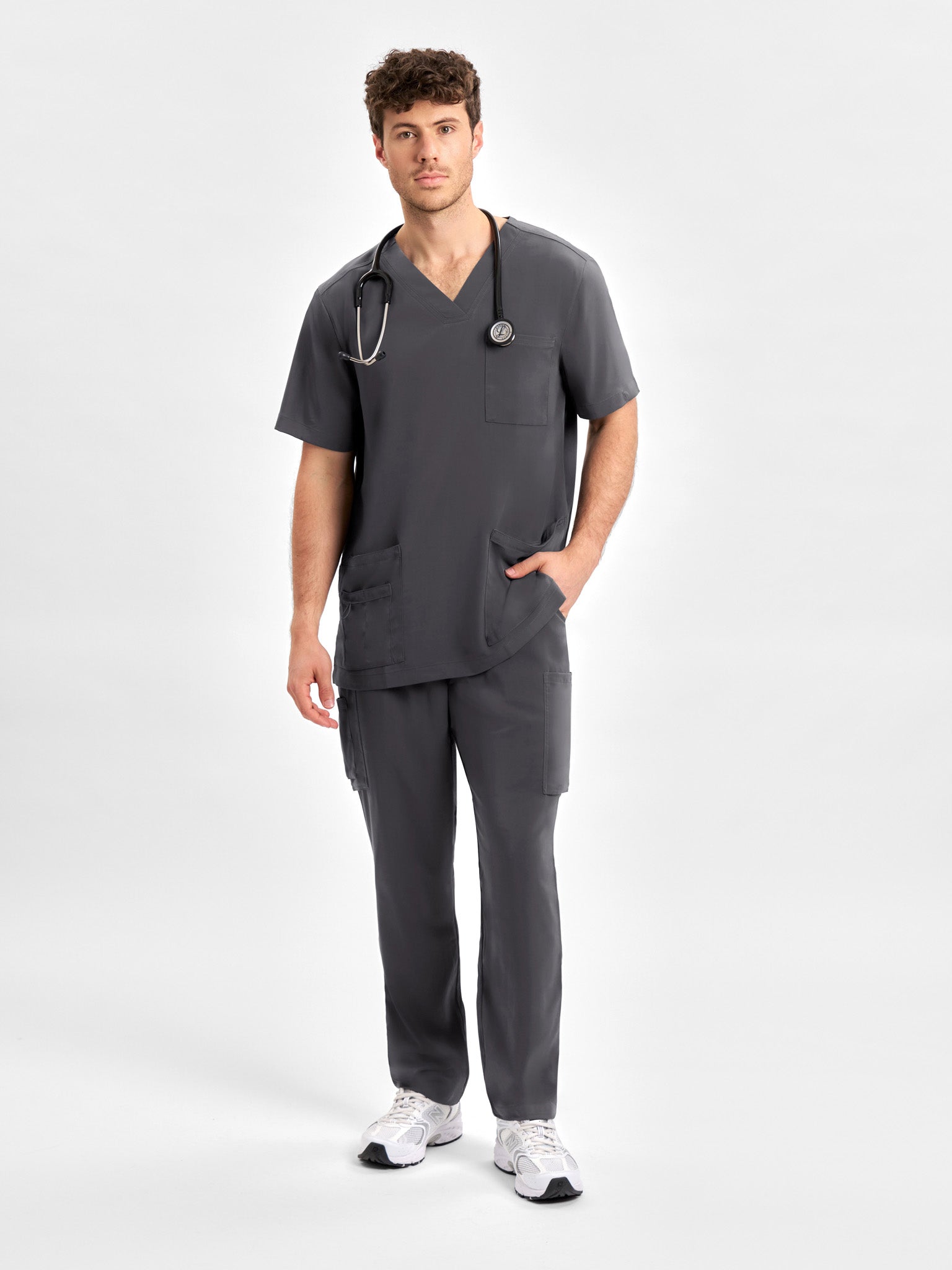 Avery Mens V-Neck Scrub Top