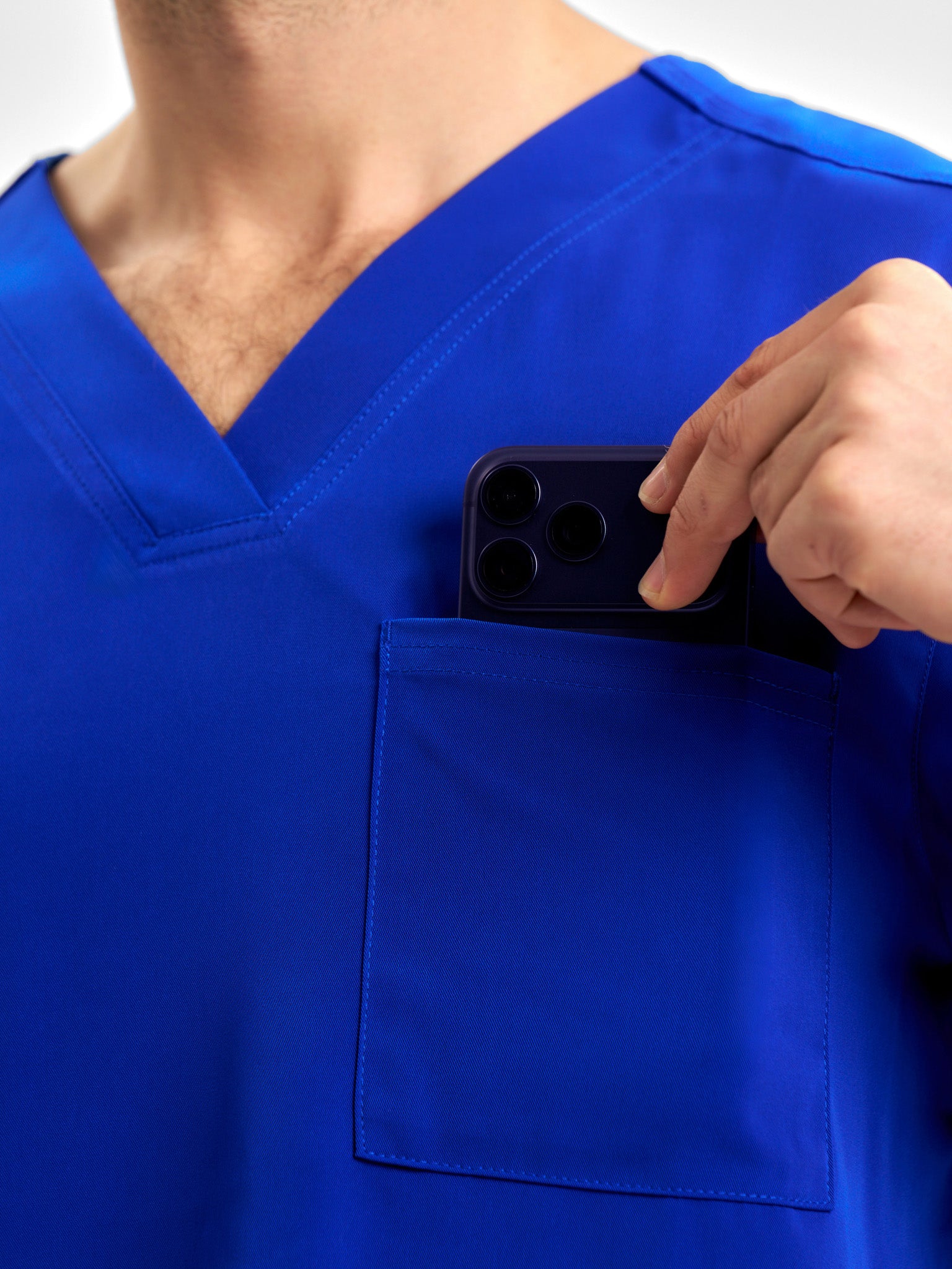 Avery Mens V-Neck Scrub Top
