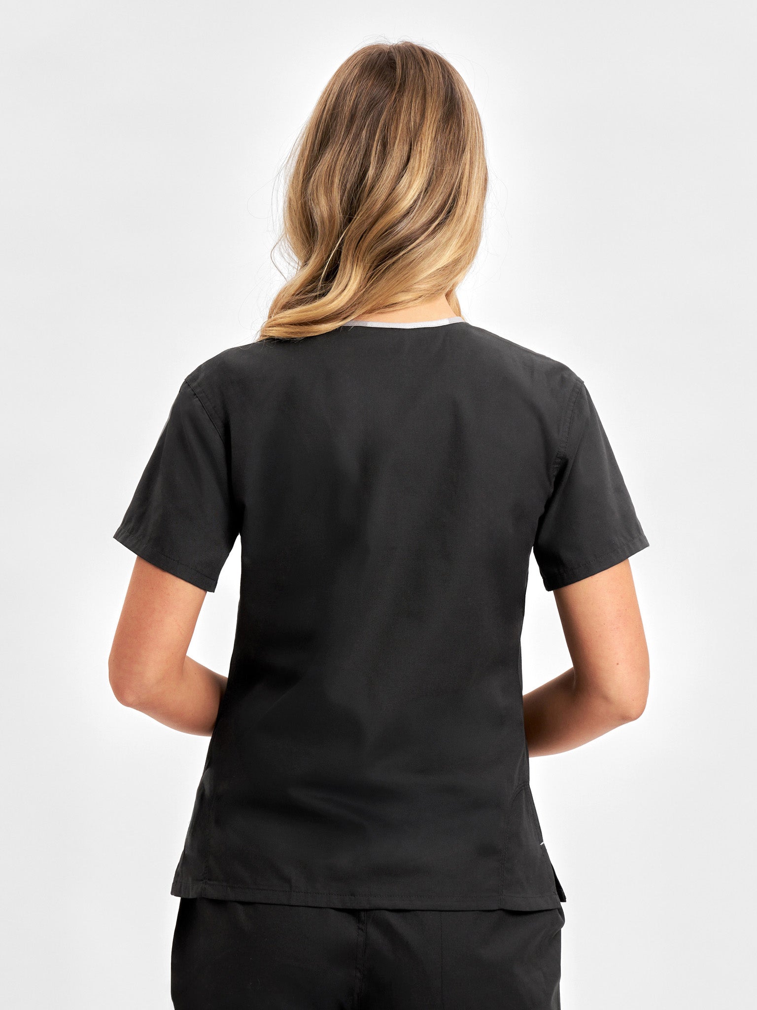 Classic Womens Contrast Scrub Top