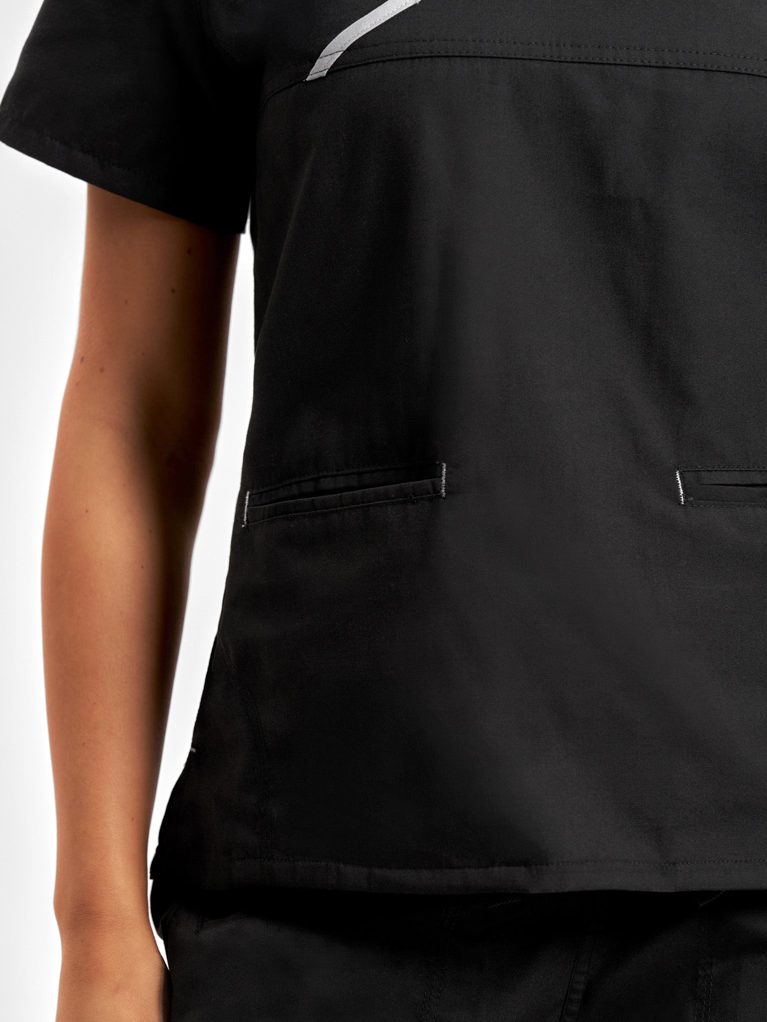 Classic Womens Contrast Scrub Top