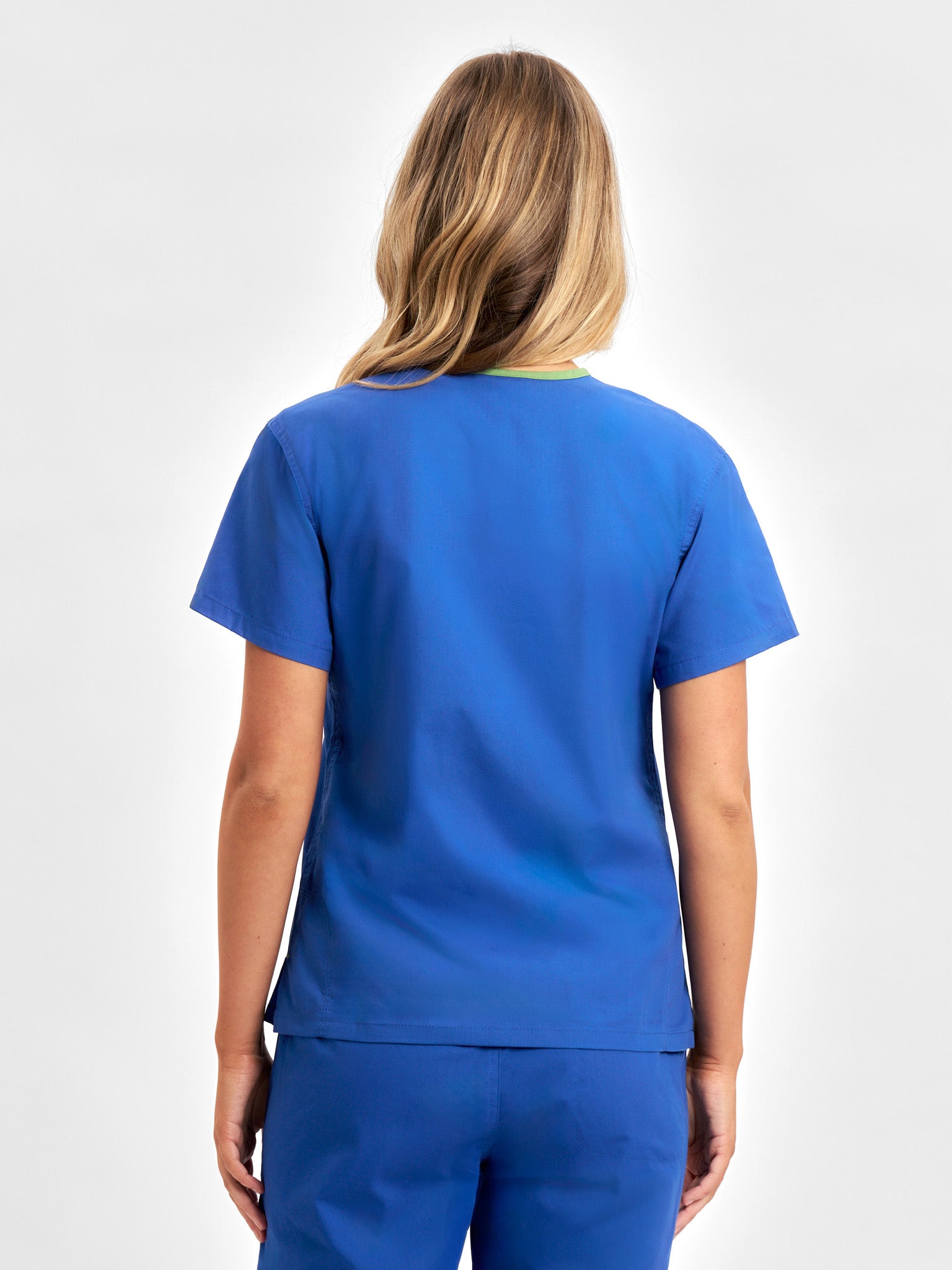 Classic Womens Contrast Scrub Top